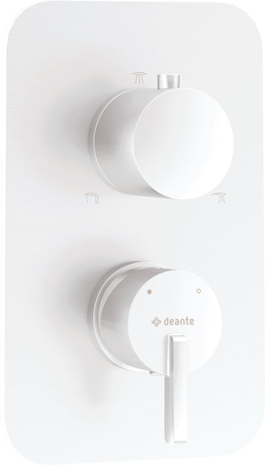 Deante SILIA Unterputz Duscharmatur für Mischbox Weiß