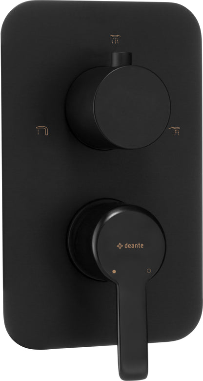 Deante ARNIKA Unterputz Duscharmatur für Mischbox Schwarz