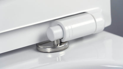 Deante PEONIA Wand-WC spülrandlos antibakteriell mit WC-Sitz Weiß