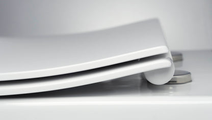 Deante PEONIA Wand-WC spülrandlos antibakteriell mit WC-Sitz Weiß