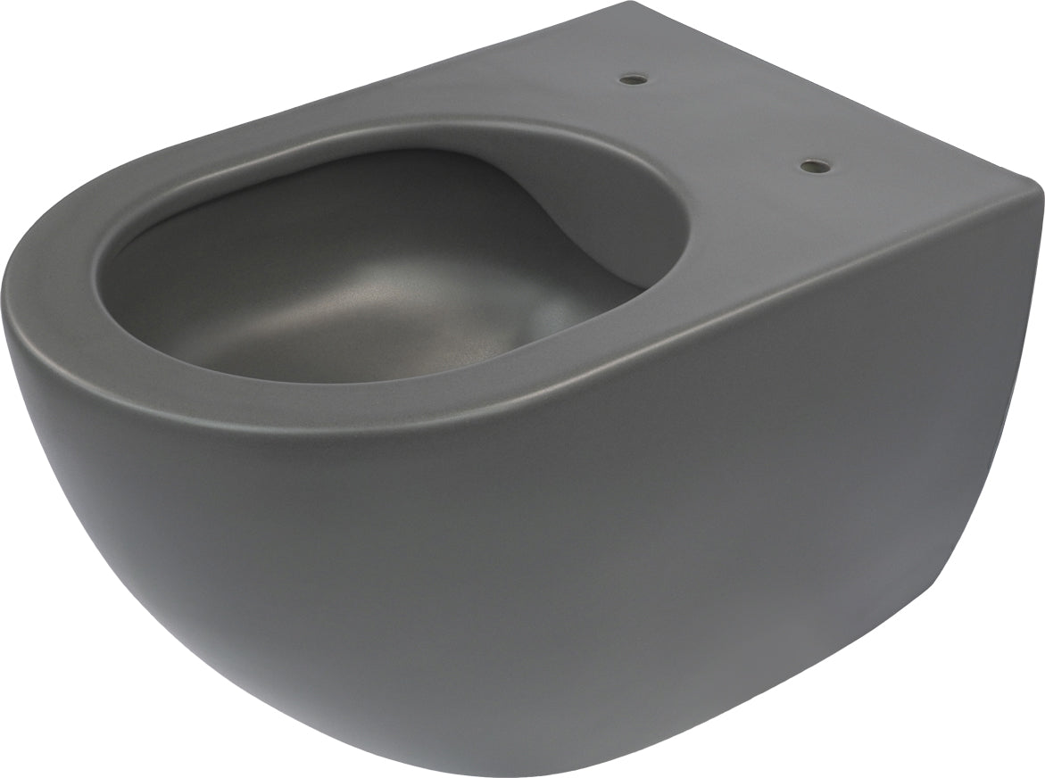 Deante PEONIA Wand-WC spülrandlos ohne WC-Sitz Titanium