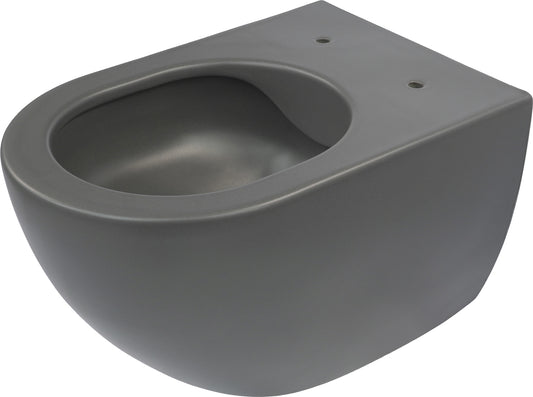 Deante PEONIA Wand-WC spülrandlos ohne WC-Sitz Titanium