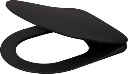 Deante PEONIA WC-Sitz Toilettendeckel Slim mit Absenkautomatik Schwarz