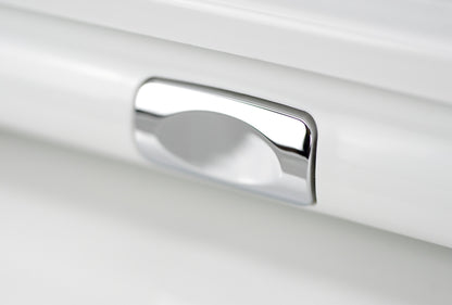 Deante JASMIN Stand-WC Tiefspüler spülrandlos mit Sitz und Spülkasten Weiß