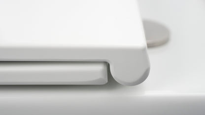 Deante JASMIN Stand-WC Tiefspüler spülrandlos mit Sitz und Spülkasten Weiß