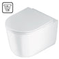 Deante JASMIN Wand-WC mit WC-Sitz spülrandlos mit Wirbelspülung Weiß