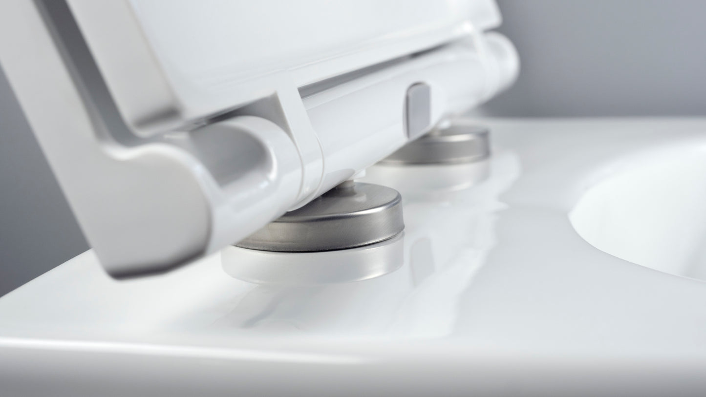 Deante JASMIN Wand-WC mit WC-Sitz spülrandlos mit Wirbelspülung Weiß