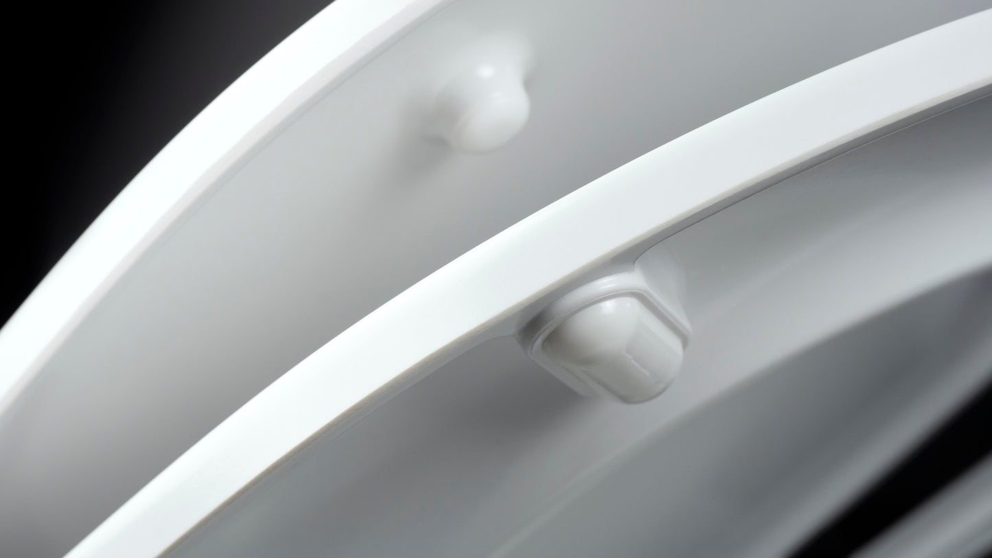 Deante JASMIN Wand-WC mit WC-Sitz spülrandlos mit Wirbelspülung Weiß