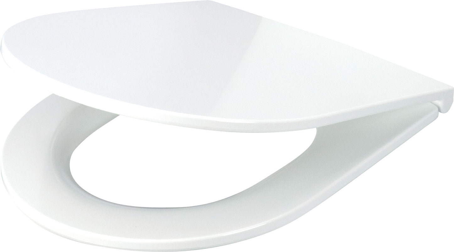 Deante JASMIN WC-Sitz kleine Ausführung abnehmbar mit Absenkautomatik Weiß