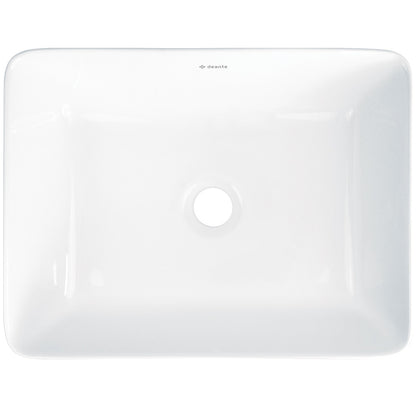 Deante JASMIN Aufsatzwaschbecken aus Keramik 40 x 30 cm Weiß