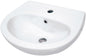 Deante JASMIN Waschbecken zur Wandmontage 45,7 x 36,4 cm Weiß