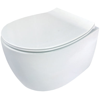 Deante SILIA Wand-WC inklusive WC-Sitz spülrandlos Weiß
