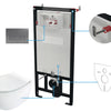 Deante SILIA Unterputz-WC-Set mit Vorwandelement (6-in-1) Weiß-Titanium