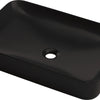 Deante TESS Design-Aufsatzwaschtisch rechteckig 60 x 40 cm Schwarz