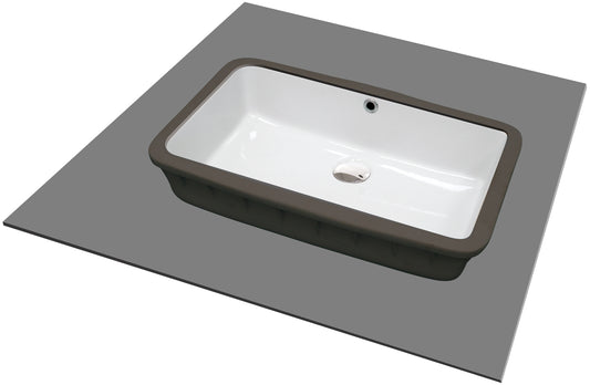 Deante TEMISTO Unterbauwaschbecken aus Keramik 50 x 30 cm Weiß