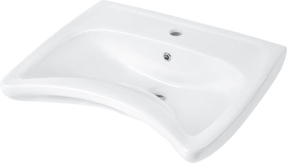 Deante VITAL Barrierefreies Design-Waschbecken 60,5 x 49,5 cm Weiß