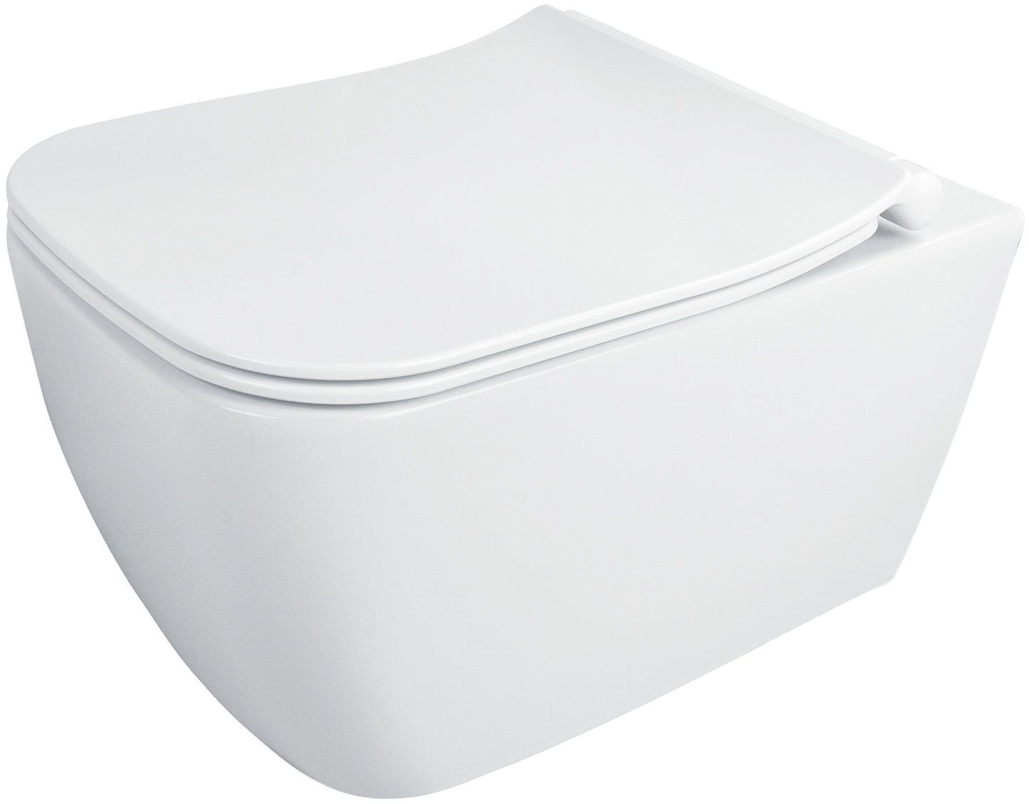 Deante HIACYNT Wand-WC inklusive WC-Sitz spülrandlos Weiß