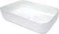 Deante HIACYNT Aufsatzwaschbecken Keramik rechteckig 50,5 x 36,5 cm Weiß