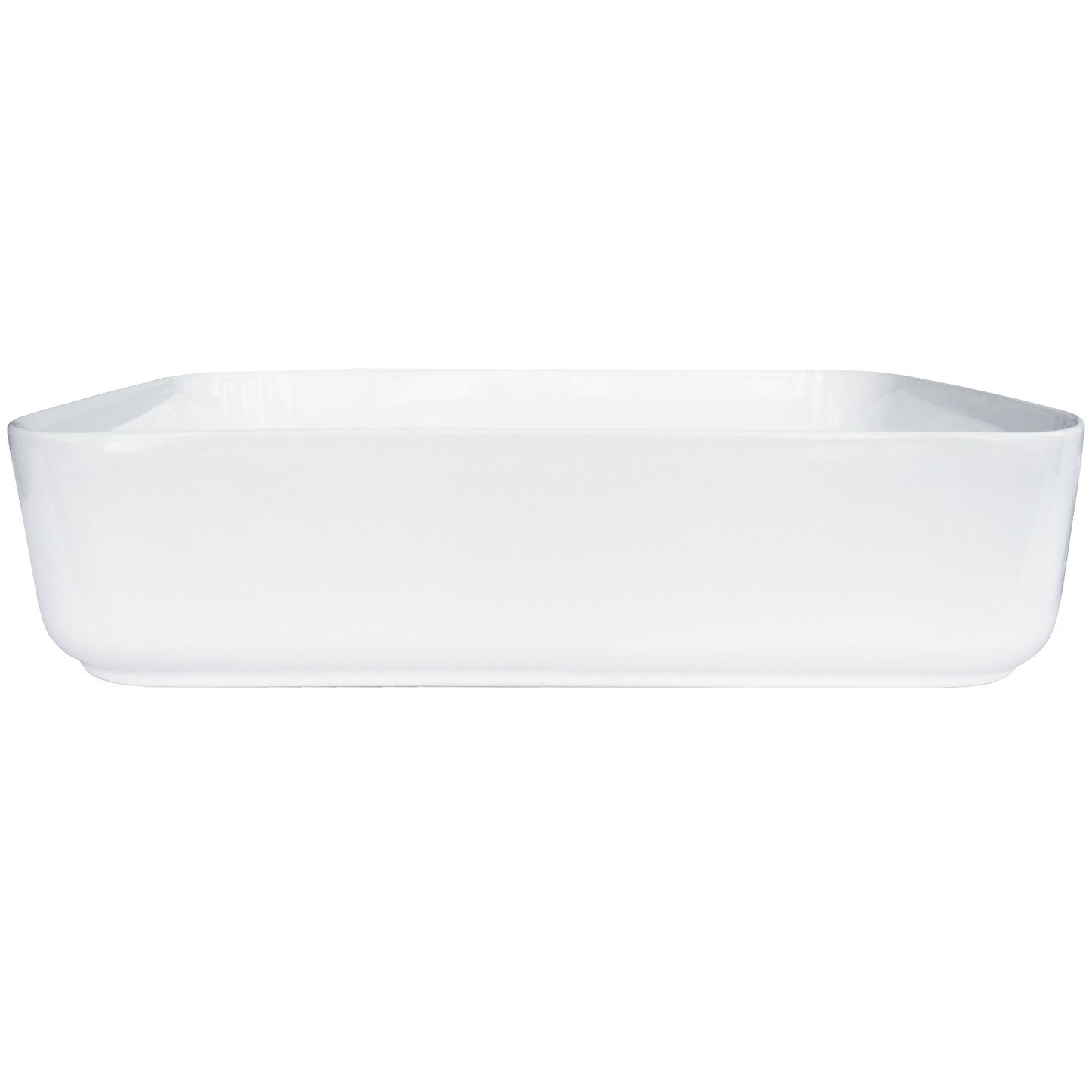 Deante HIACYNT Aufsatzwaschbecken Keramik rechteckig 50,5 x 36,5 cm Weiß