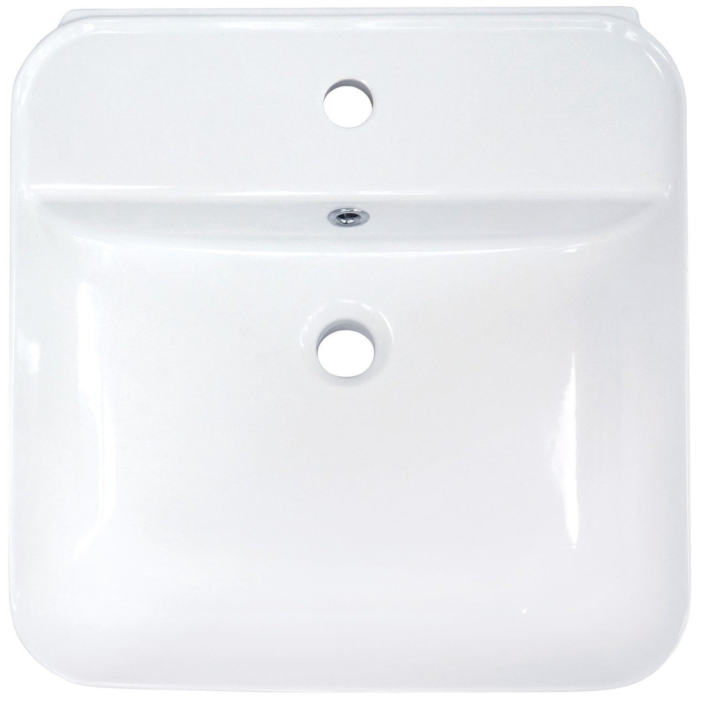 Deante HIACYNT Waschtisch zur Aufsatz- und Wandmontage 50 x 51 cm Weiß