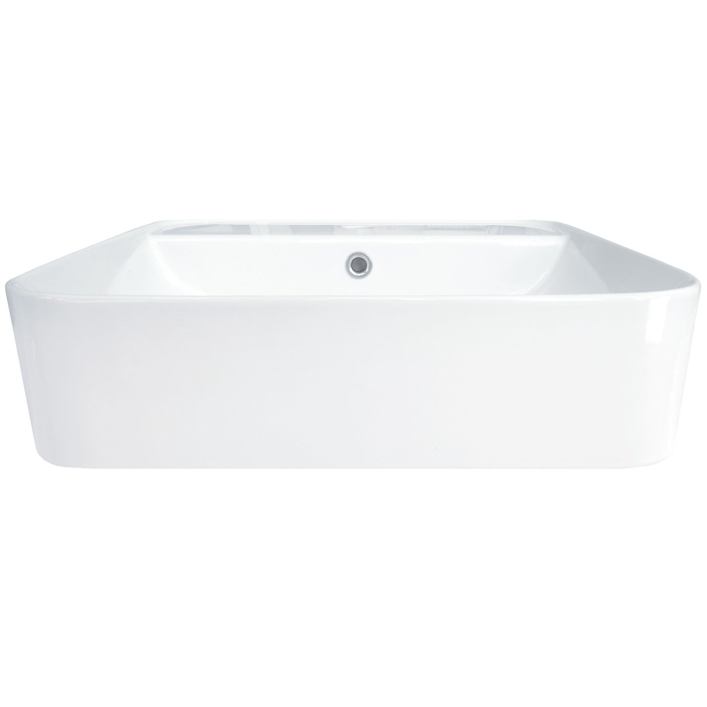 Deante HIACYNT Waschtisch zur Aufsatz- und Wandmontage 50 x 51 cm Weiß