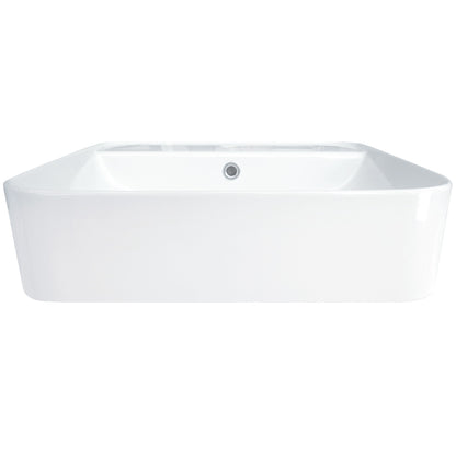 Deante HIACYNT Waschtisch zur Aufsatz- und Wandmontage 50 x 51 cm Weiß