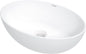 Deante ALPINIA Keramik-Aufsatzwaschtisch Oval 45,5 x 31 cm Weiß