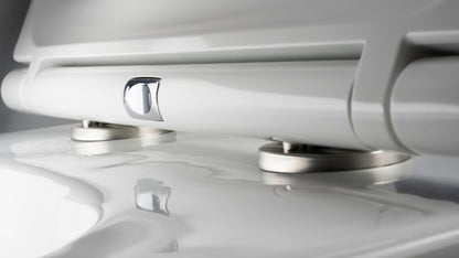 Deante ROUND Wand-WC inklusive WC-Sitz spülrandlos Weiß