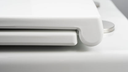 Deante ROUND Wand-WC inklusive WC-Sitz spülrandlos Weiß