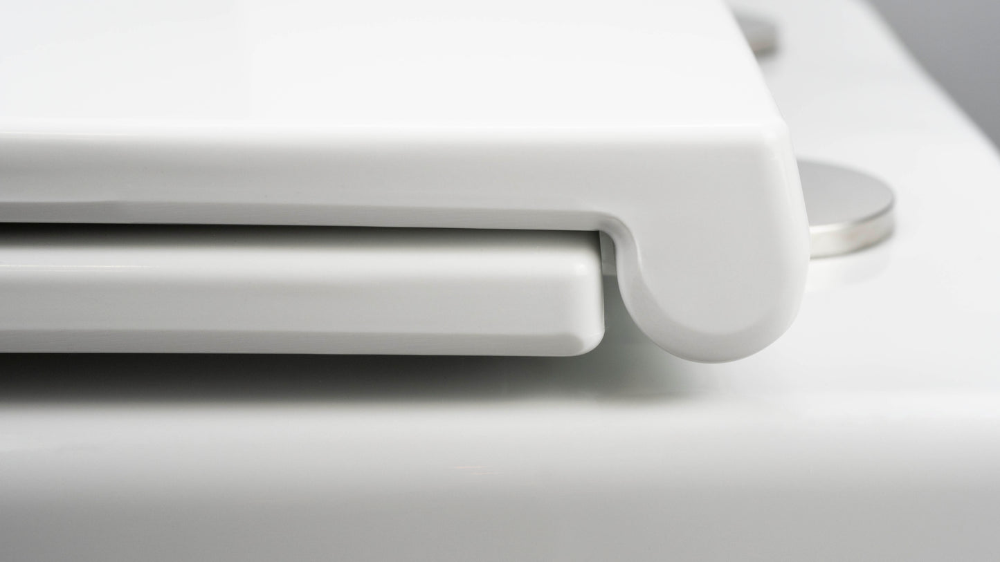 Deante ROUND WC-Sitz mit Absenkautomatik abnehmbar antibakteriell Weiß