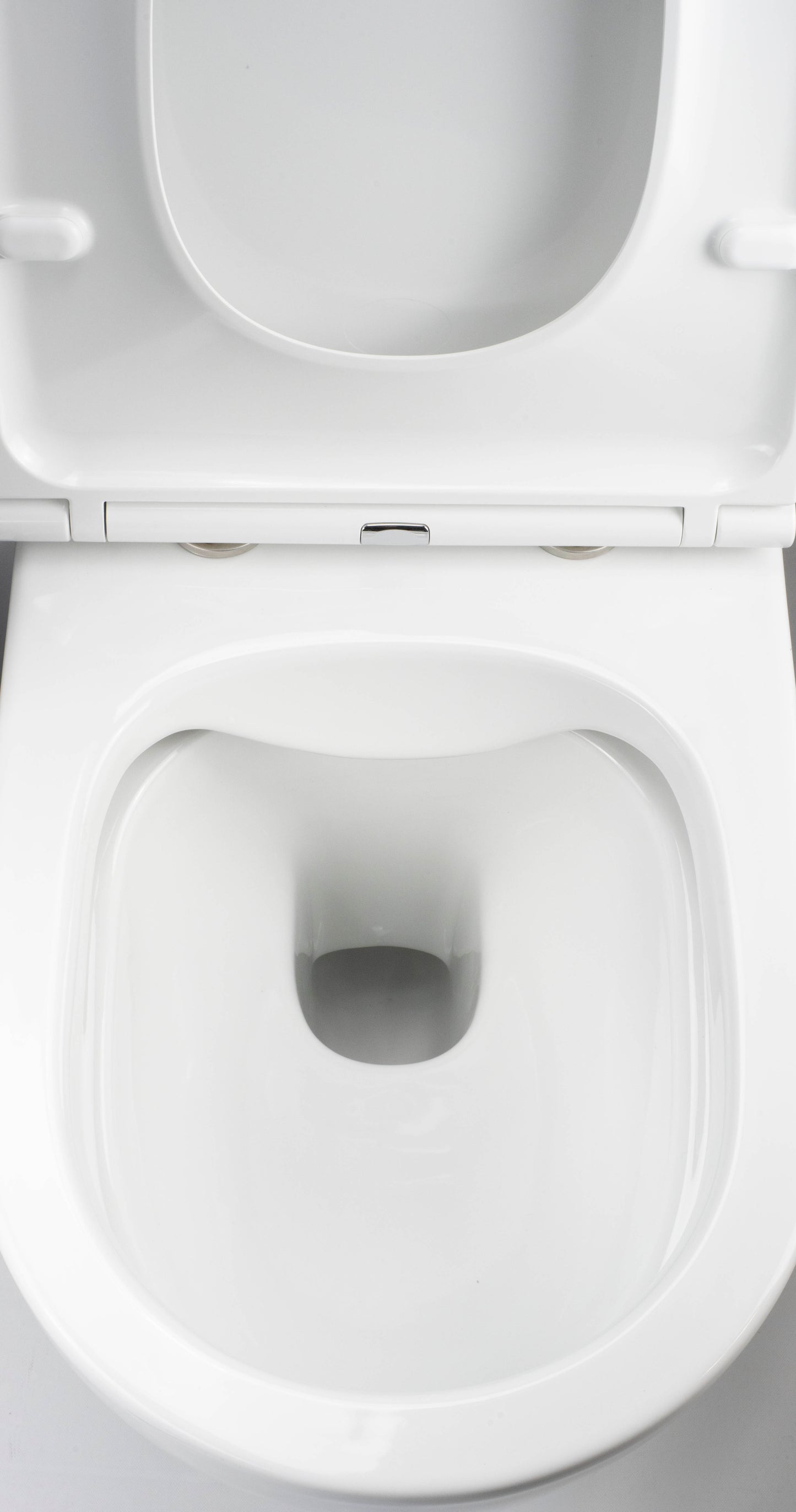 Deante ROUND Wand-WC inklusive WC-Sitz spülrandlos Weiß