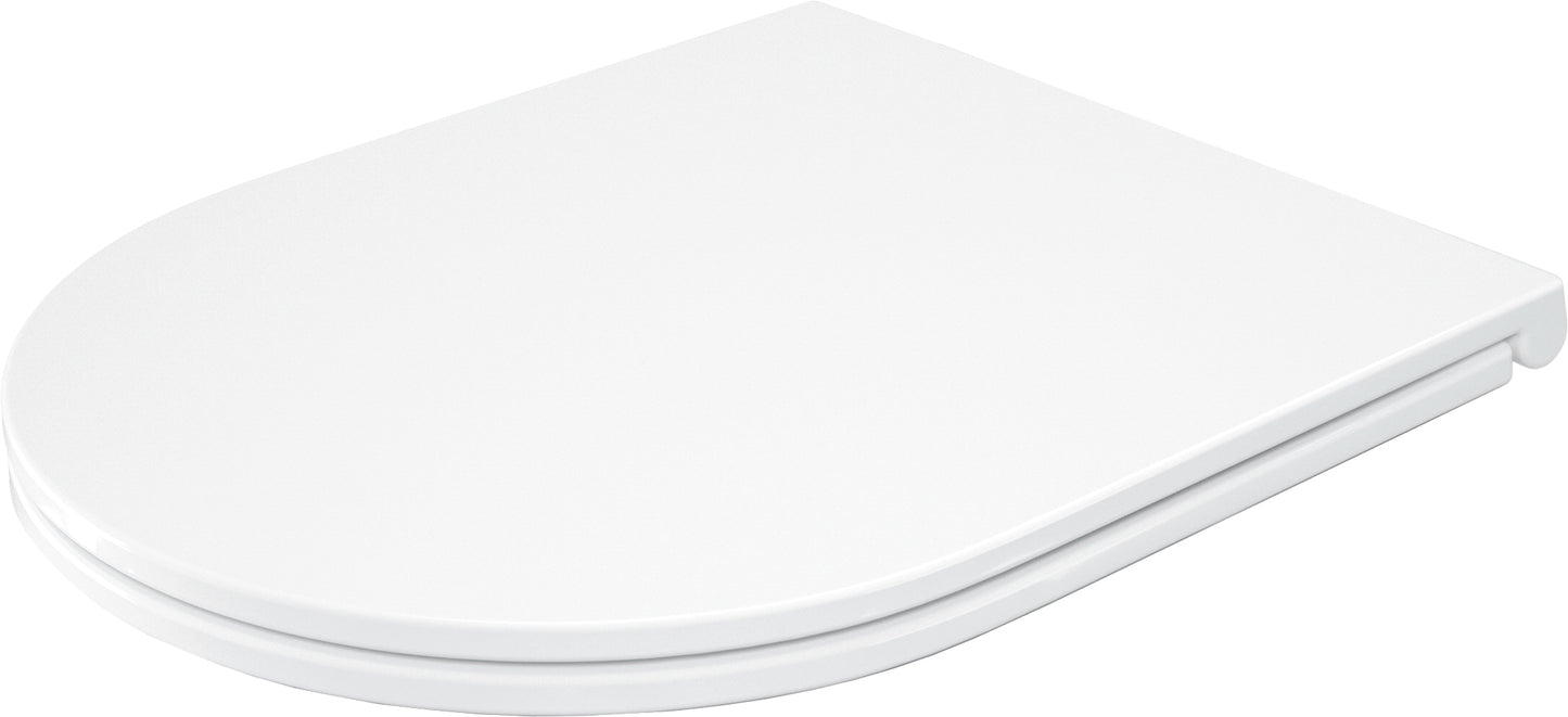Deante ROUND WC-Sitz mit Absenkautomatik abnehmbar antibakteriell Weiß