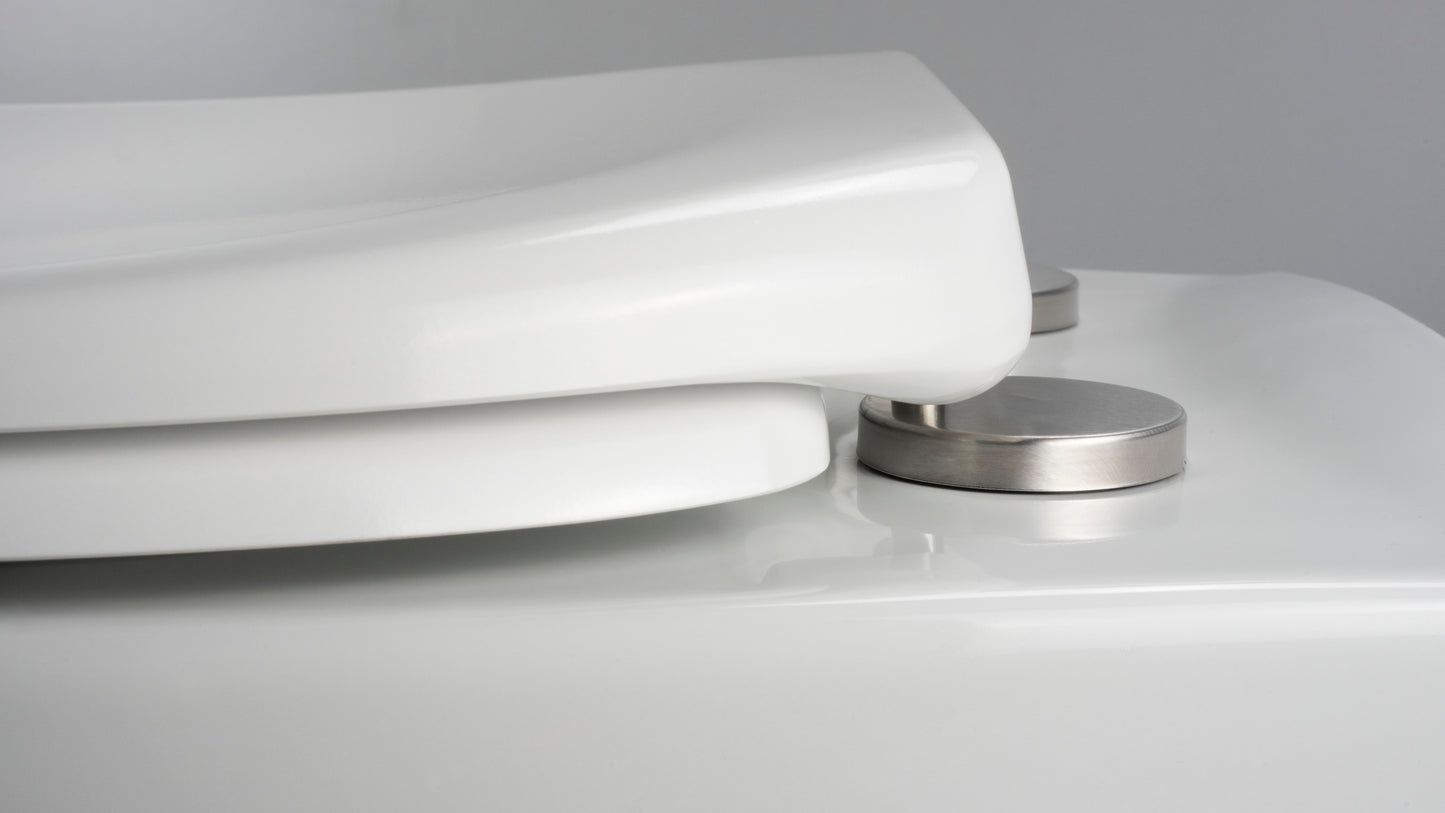 Deante BORO Hänge-WC Wandmontage spülrandlos mit WC-Sitz Weiß