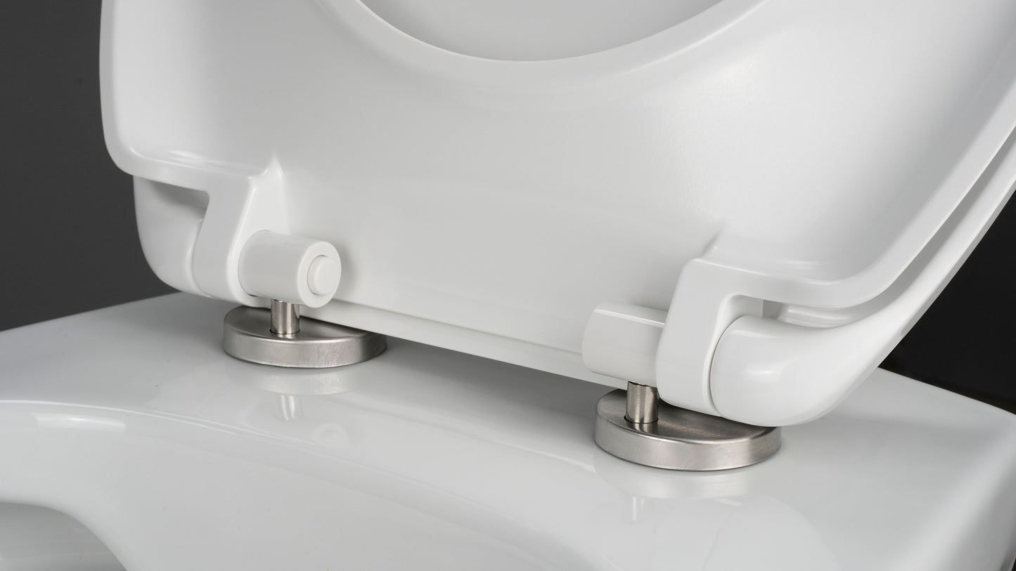 Deante BORO Hänge-WC Wandmontage spülrandlos mit WC-Sitz Weiß