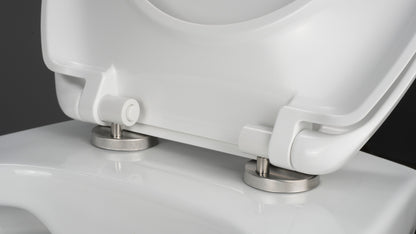 Deante BORO Hänge-WC Wandmontage spülrandlos mit WC-Sitz Weiß