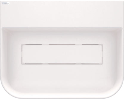 Deante ARNIKA Aufsatzwaschtisch mit Abflussabdeckung 50,5 x 40,5 cm Alabaster