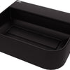 Deante ARNIKA Aufsatzwaschtisch mit Abflussabdeckung 50,5 x 40,5 cm Schwarz