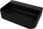 Deante ARNIKA Aufsatzwaschtisch mit Abflussabdeckung 60,5 x 40,5 cm Schwarz