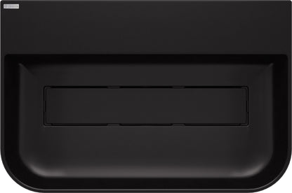 Deante ARNIKA Aufsatzwaschtisch mit Abflussabdeckung 60,5 x 40,5 cm Schwarz