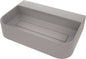 Deante ARNIKA Aufsatzwaschtisch mit Abflussabdeckung 60,5 x 40,5 cm Grau Metallic