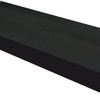 Deante BLUR Aufsatz-Doppelwaschtisch mit Abflussabdeckung 100 x 40 cm Schwarz