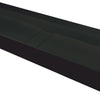 Deante BLUR Aufsatz-Doppelwaschtisch mit Abflussabdeckung 120 x 40 cm Schwarz