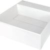 Deante CORREO Aufsatzwaschbecken mit Abflussabdeckung 40 x 40 cm Alabaster