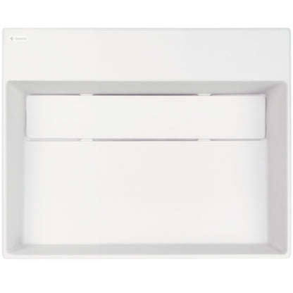 Deante CORREO Aufsatzwaschbecken mit Abflussabdeckung 50 x 40 cm Alabaster