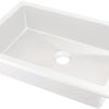 Deante CORREO Einbau- & Unterbauwaschbecken Granit 35 x 50 cm Alabaster