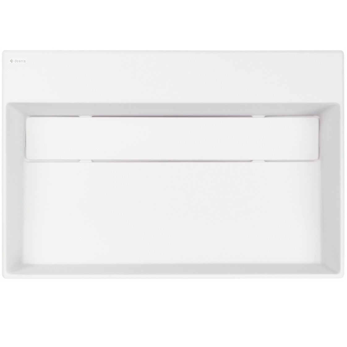 Deante CORREO Aufsatzwaschbecken mit Abflussabdeckung 60 x 40 cm Alabaster