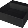 Deante CORREO Aufsatzwaschbecken mit Abflussabdeckung 40 x 40 cm Schwarz