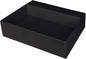 Deante CORREO Aufsatzwaschbecken mit Abflussabdeckung 50 x 40 cm Schwarz