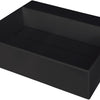 Deante CORREO Aufsatzwaschbecken mit Abflussabdeckung 50 x 40 cm Schwarz