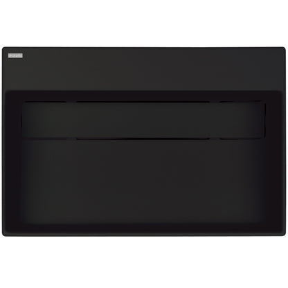Deante CORREO Aufsatzwaschbecken mit Abflussabdeckung 60 x 40 cm Schwarz